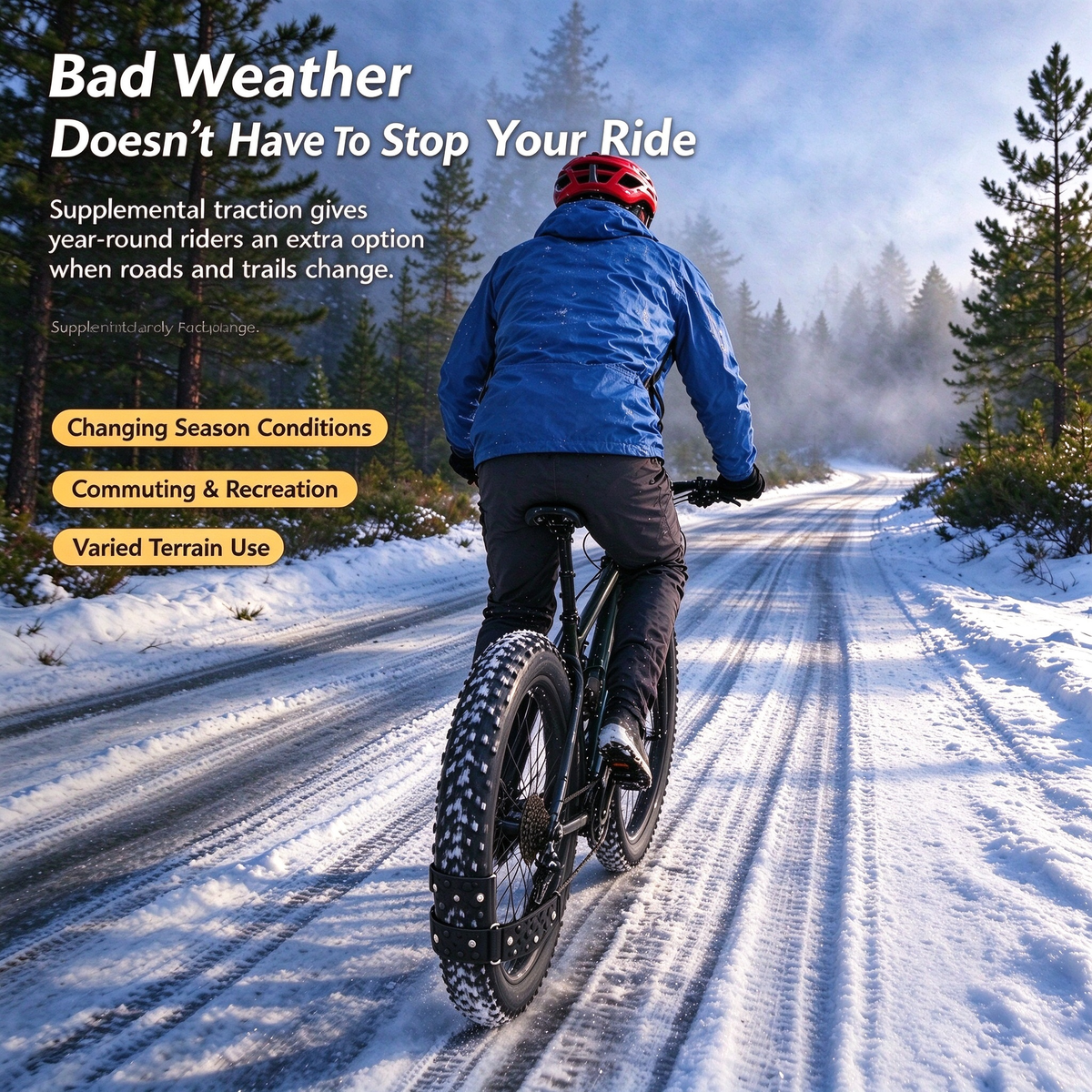 Bike Tire Grip Pads 🚲 – Anti-Slip Traction Accessories for Cycling