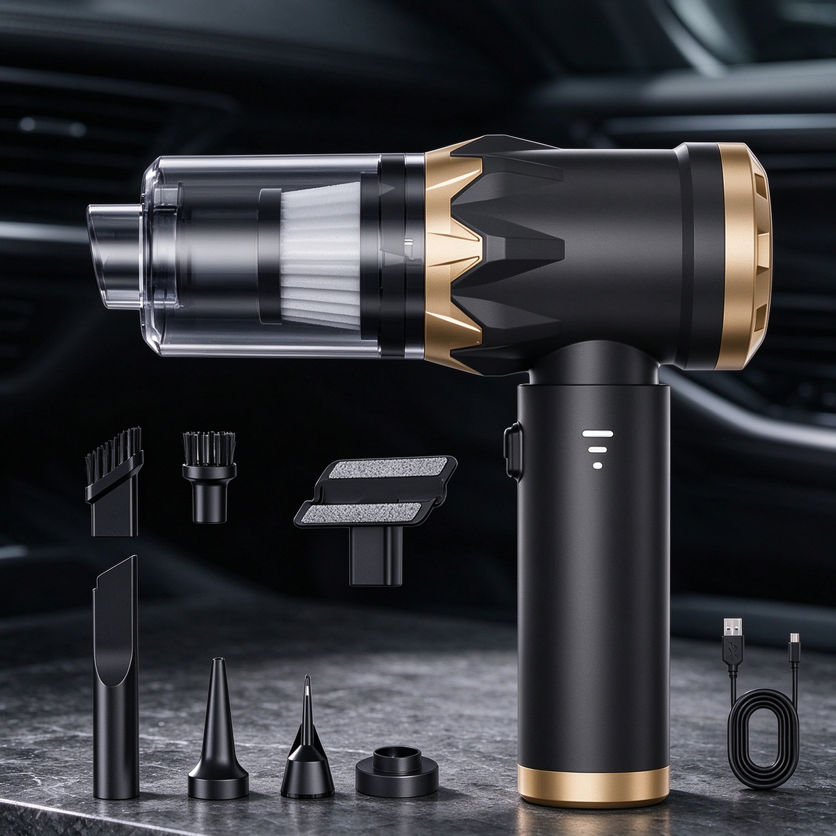 🧹 4-in-1 Cordless Handheld Vacuum – Compact Everyday Cleaning Tool
