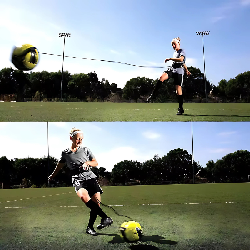⚽ Train Anywhere Solo Soccer Kick & Ball Control Trainer 🔥