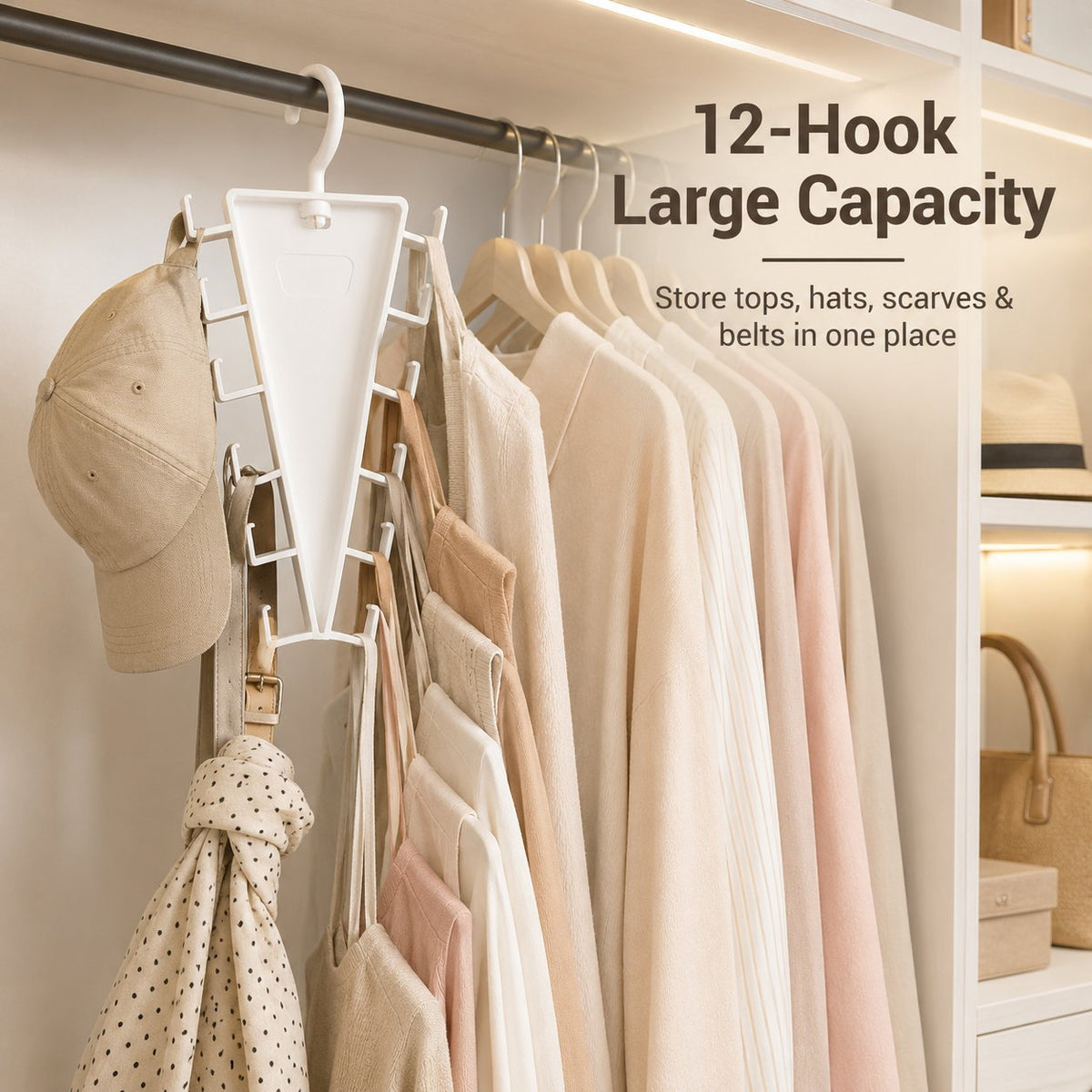 🧥✨ V-Design Space-Saving Hanger for Effortless Closet Organization