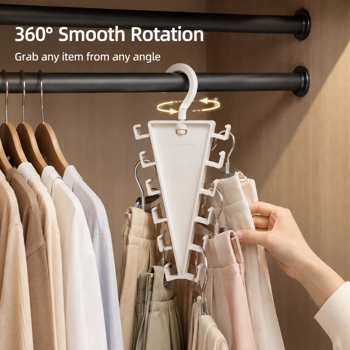 🧥✨ V-Design Space-Saving Hanger for Effortless Closet Organization