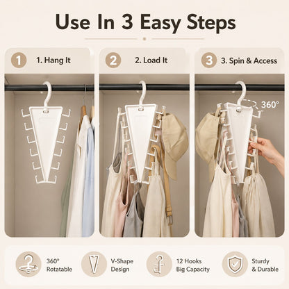 🧥✨ V-Design Space-Saving Hanger for Effortless Closet Organization