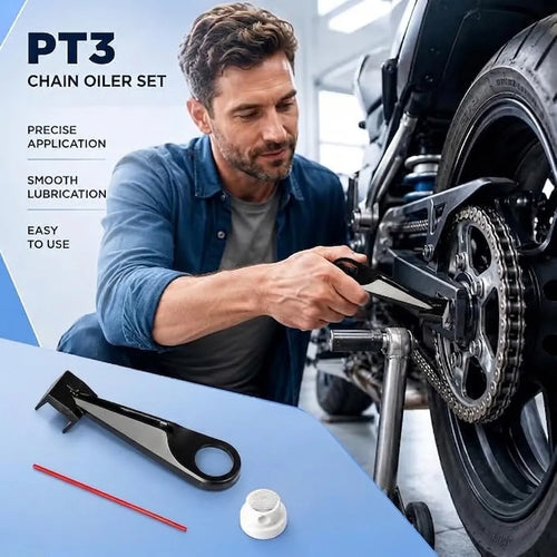 🔧 Mess-Free Chain Lubrication Tool – Easy Oil Application for Chain Care
