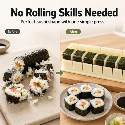 🍣 Easy Sushi Roll Mold for Homemade Japanese-Style Rolls at Home