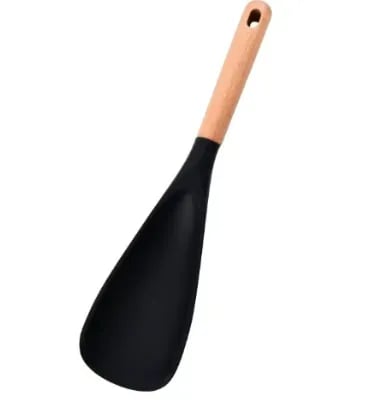 🍳✨ 2-in-1 Silicone Spatula Spoon – Stir, Flip, Scoop & Serve with One Tool