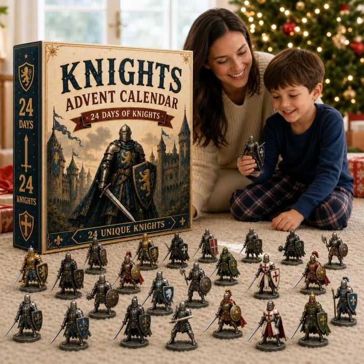 ⌛ Hot sale 49% OFF − ⚔️ 🏰 Knights Advent Calendar 2026 | 24 Days of Knights with 24 Unique Medieval Warrior Figurines & Fantasy Collectibles 🎄🛡️