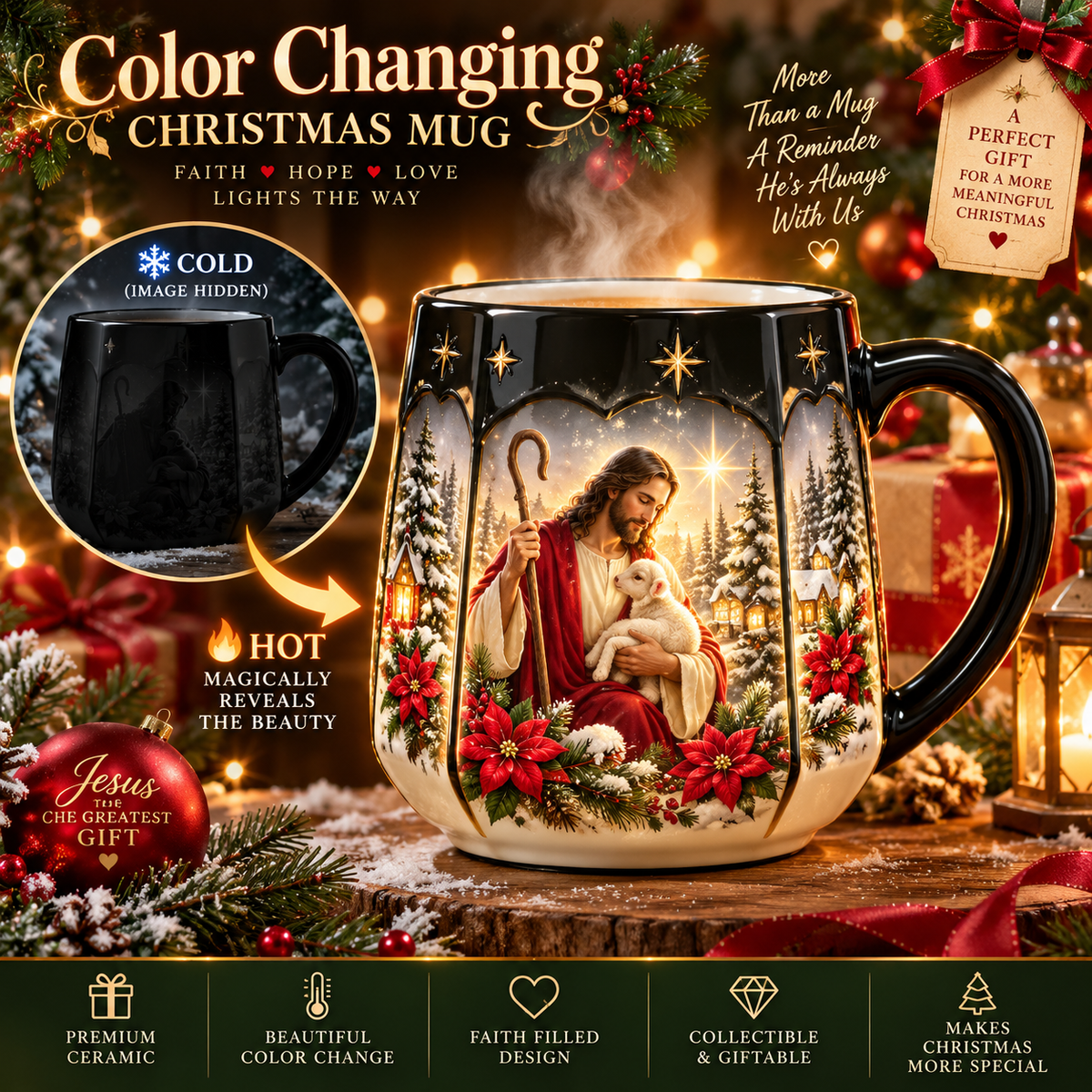 Christmas Magic Color-Changing Mug – Heat Reveal Holiday Gift