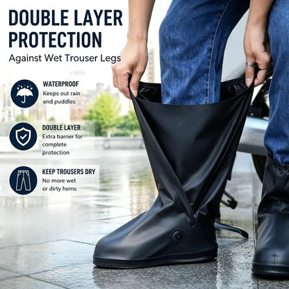 Waterproof Rain Shoe Covers 🥾 – Non-Slip Protection for Wet Weather
