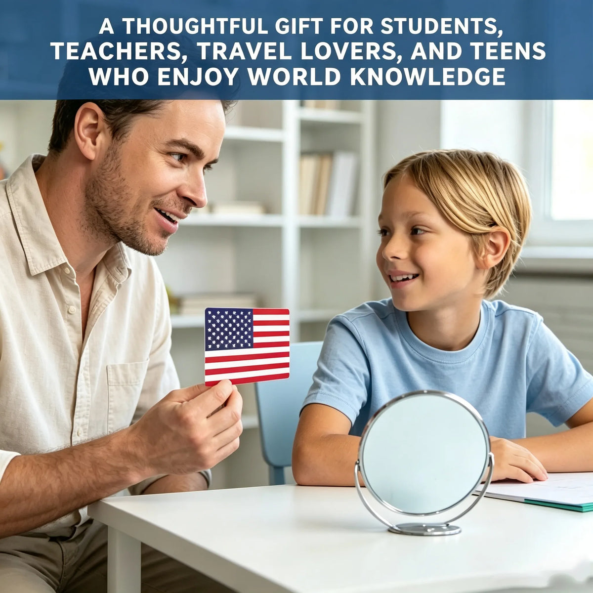 🌍 245-Piece World Flags Flashcard Set with Map – Fun Geography Game for All Ages 📚