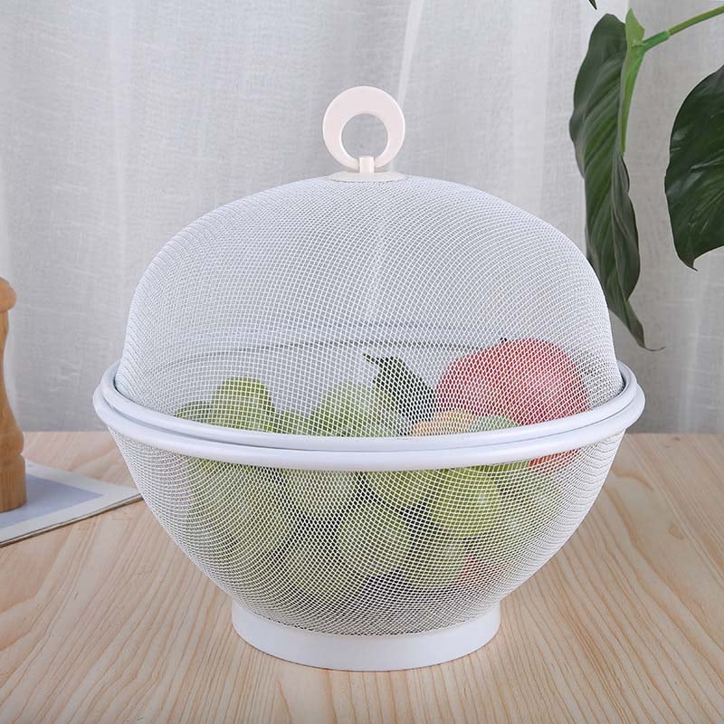 50% Off 🍒 Lidded Produce Keeper Basket – Fresh, Organized & Countertop Chic ✨