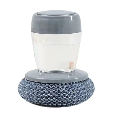 🧽 Palm-Grip Dish Brush – Built-In Soap Dispenser for Kitchen Cleaning