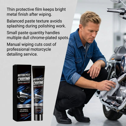🛠️Motorcycle Chrome Polish Paste ✨Metal Oxidation Remover & Restorer