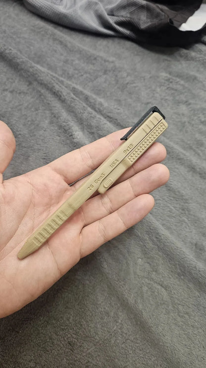 Tactical Slide-Action Ballpoint Pen ✍️ – Sleek Everyday Carry Tool