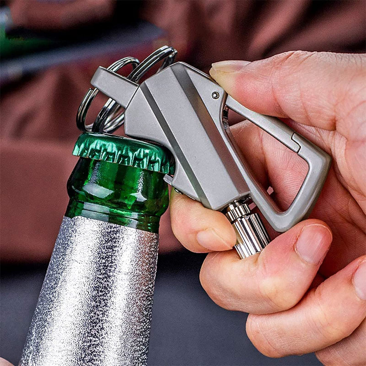 Infinity Match Fire Starter 🔥 – Keychain Multitool with Bottle Opener