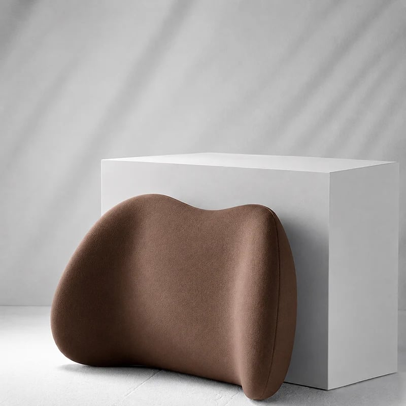 💯Car Neck & Lumbar Support Pillow Set – Memory Foam Headrest & Lower Back Cushion for Comfortable Driving