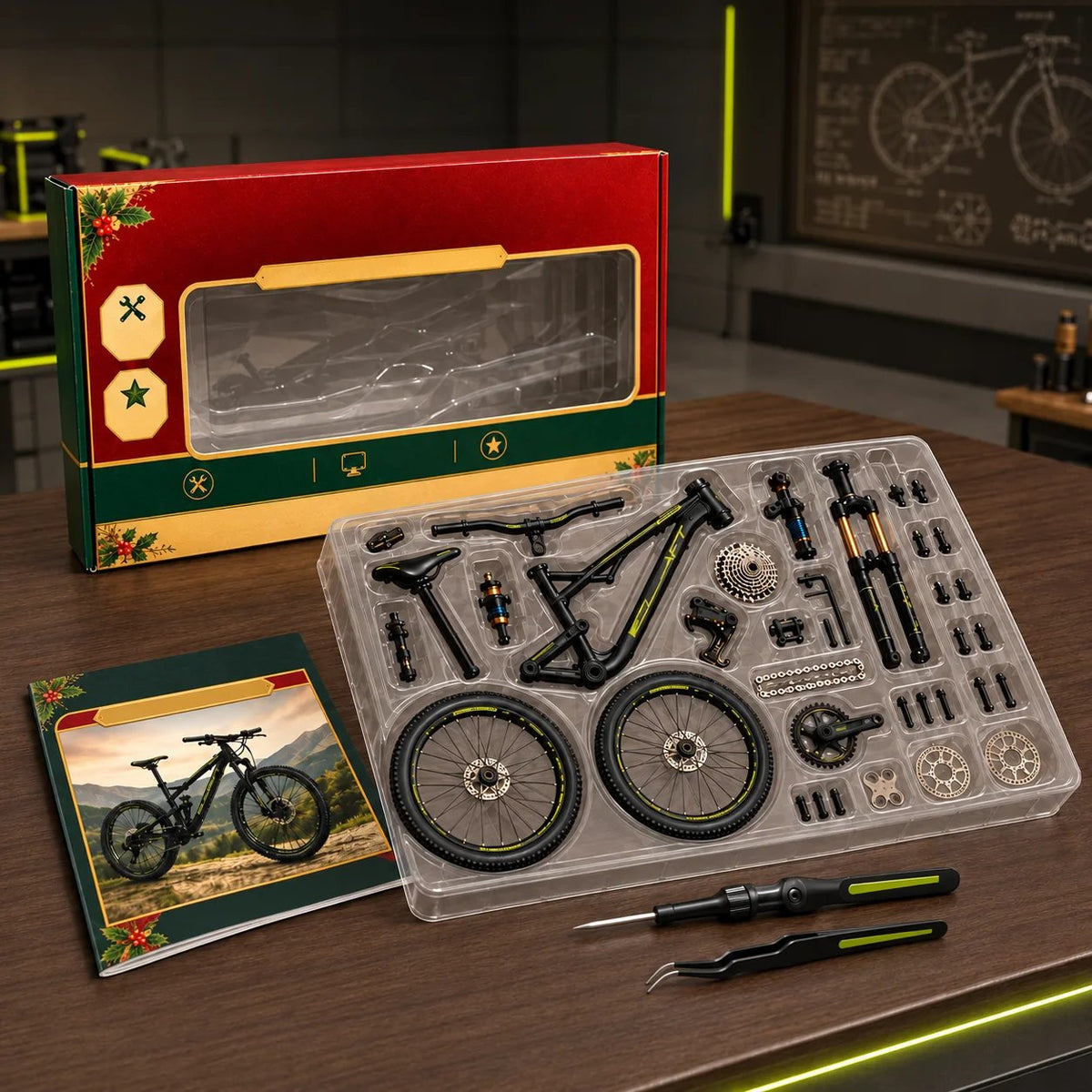 🚵‍♂️🛠️ DIY Mountain Bike Model Kit – Build It, Display It, Collect It
