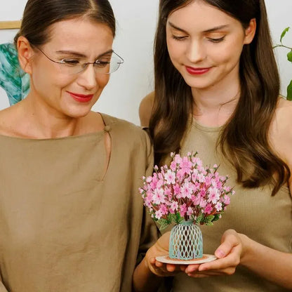 🌸 Forever Bloom Cherry Blossom Pop-Up Card with Personalized Love Message 💌 3D Keepsake Gift for Romantic Moments 🎁