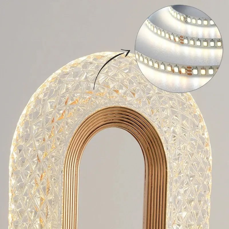 ✨ Crystal Glow Bedside Lamp – Elegant Nightstand Lighting for Cozy Spaces