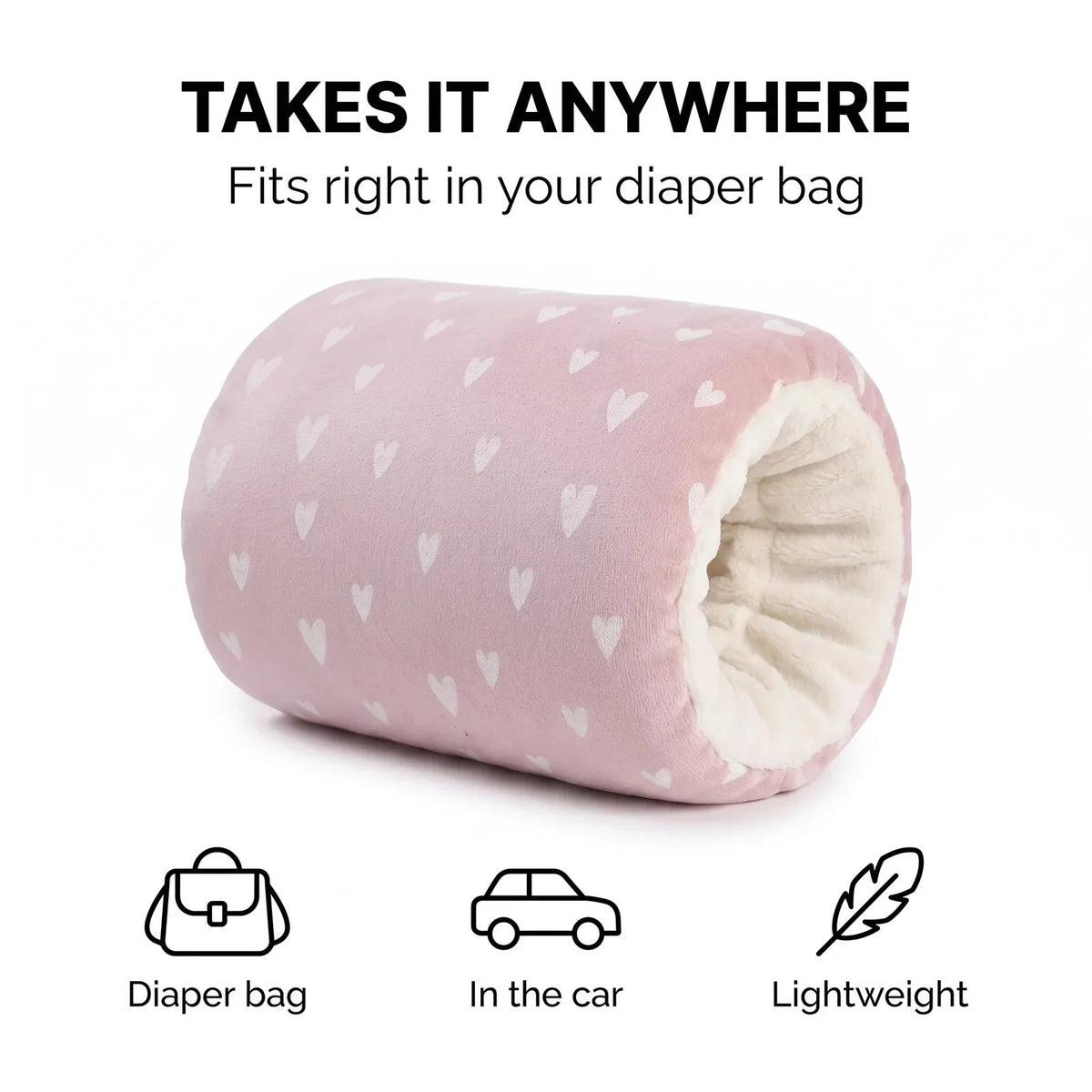 Plush Arm Nursing Pillow 🍼 – Soft Forearm Support for Feeding