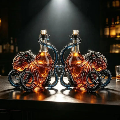 🎁 The  Rum Edition 3D Octopus Bottle 🐙🥃