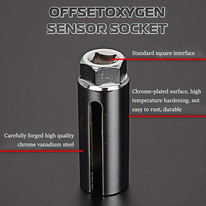 🔧 O2 Sensor Socket & Thread Chaser Kit – 5-Piece CR-V Steel Set for Fast, Damage-Free Sensor Removal 🚗✨