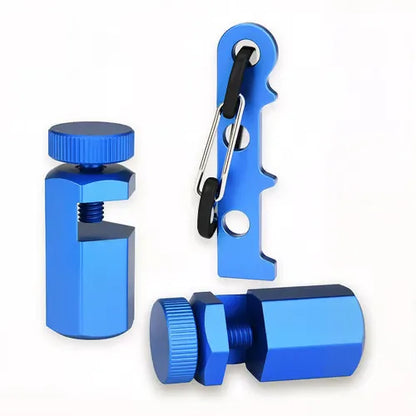 Tall Stair Gauges for Framing Square – Hexagonal Stable Lock with Holder & Hook for Carpentry & Circular Saw