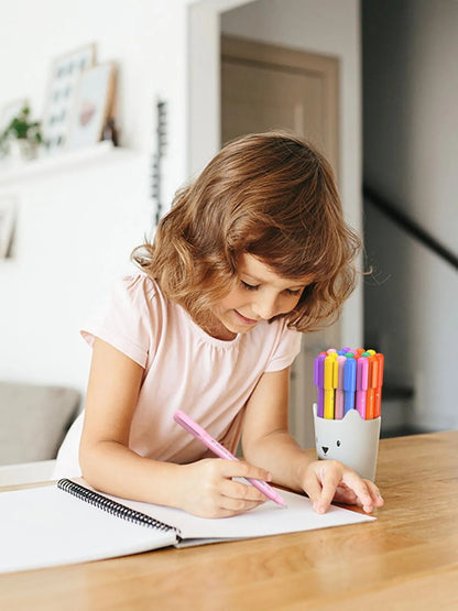 ✨ 8-Color Dual-Tip Curve Highlighters – Smooth Roller Tips & Fine Markers for Notes, Journaling and School 📝