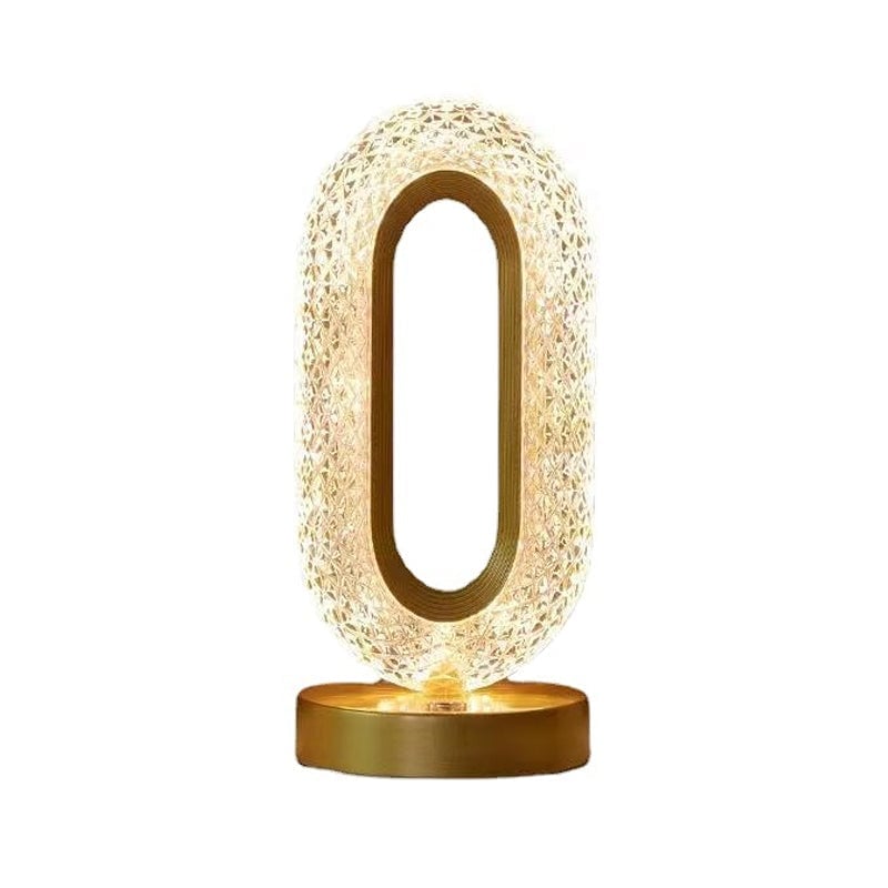 ✨ Crystal Glow Bedside Lamp – Elegant Nightstand Lighting for Cozy Spaces