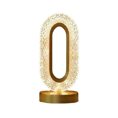 ✨ Crystal Glow Bedside Lamp – Elegant Nightstand Lighting for Cozy Spaces
