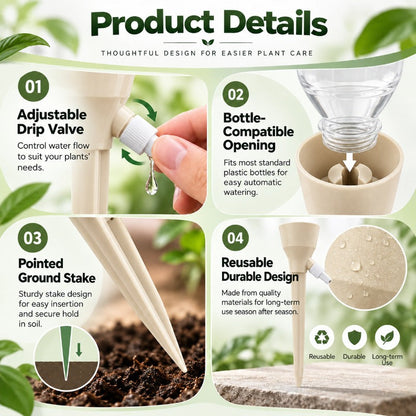 Adjustable Self-Watering Spikes