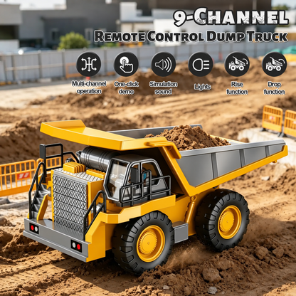 4-in-1 Remote Control Construction Fleet 🚜 Jobsite Adventures for Kids