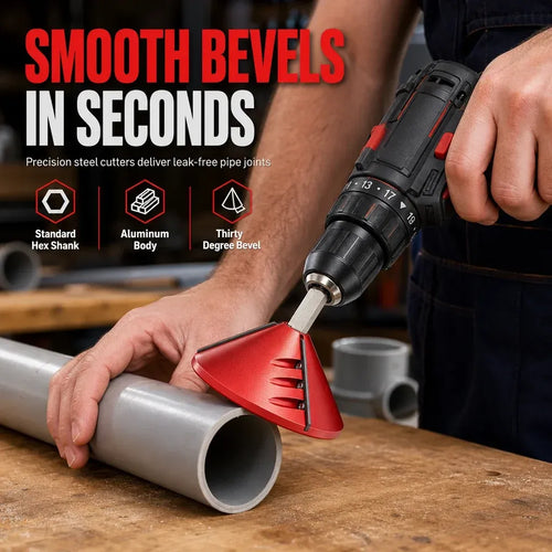 PVC Pipe Edge Finishing Tool 🔧 – Quick Chamfering & Deburring