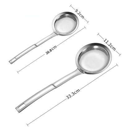 🥗 Ultra-Fine Stainless Steel Kitchen Strainer – Quick-Drain Colander for Rice, Quinoa & Produce
