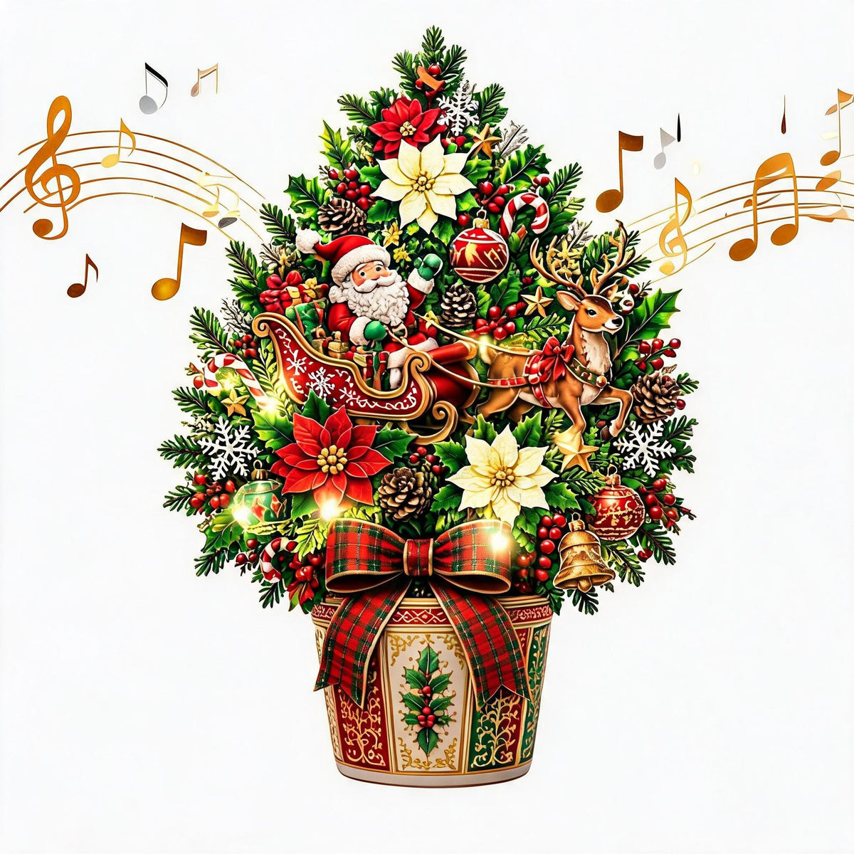 💯🌲 Pop-Up 3D Christmas Tree Card ✨ Turns Into Freestanding Festive Table Decor