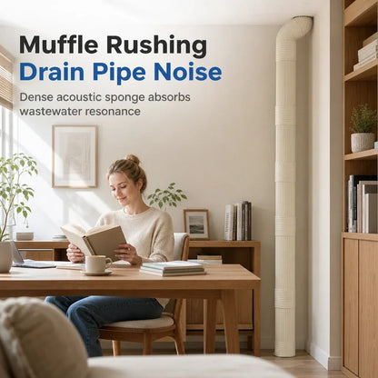 Winter Pipe Insulation Wrap ❄️ – Adhesive Foam for Outdoor Pipes