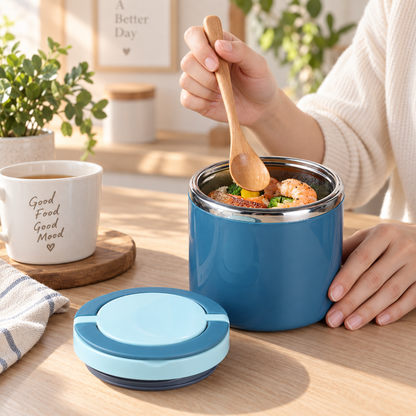 Portable Insulated Stainless Steel Lunch Box