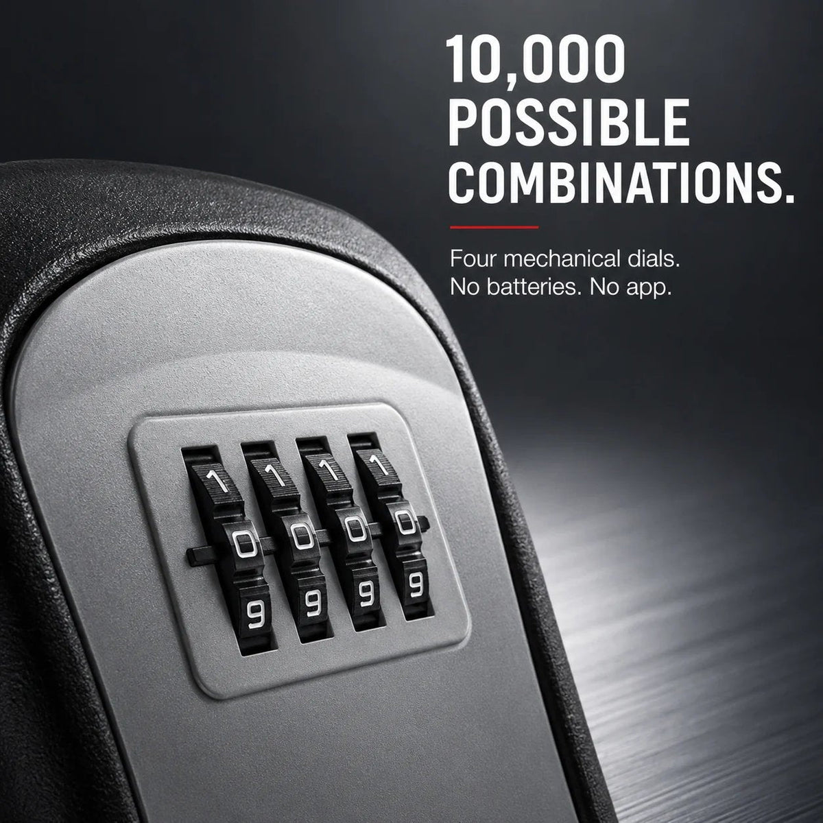 4-Digit Wall-Mounted Key Lock Box 🔐 – Secure Spare Key Storage