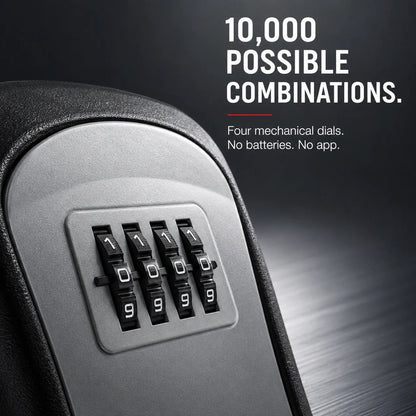 4-Digit Wall-Mounted Key Lock Box 🔐 – Secure Spare Key Storage