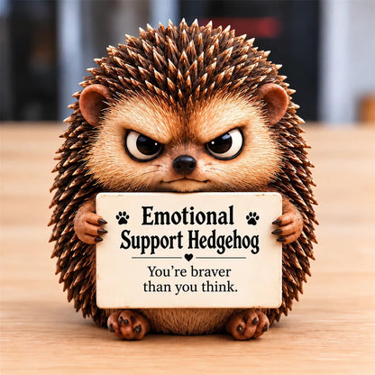✨❤️Emotional Support Animal Desk Figurine: Cute Resin Office Decor