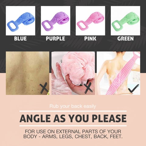 🫧✨ Silicone Shower Scrubber for Refreshing Skin, Gentle Exfoliation & Everyday Body Care 🚿