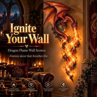 🔥Buy 2 Get 20% OFF🔥🐉 Dragonfire Guardian™ Wall Sconce – A Legendary Flame Awakens On Your Wall 🔥