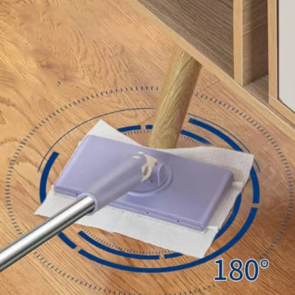 🧼✨ Compact Mini Mop with Quick-Change Cleaning Pads