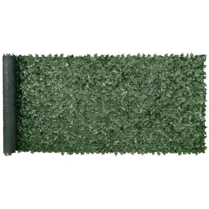 Artificial Ivy Privacy Fence Screen, Realistic Green Wall Fence with Mesh Backing & Reinforced Joints