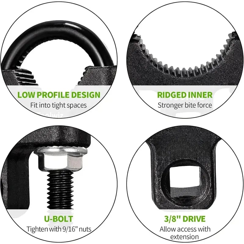 🔧 3/8-Inch Drive Universal Low-Profile Inner Tie Rod Removal Tool