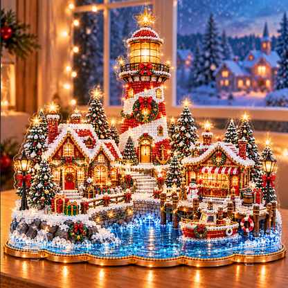 🔥Limited time 49% OFF -🎄❤️ DIY Christmas Village Diamond Art – Make Christmas Memories Together