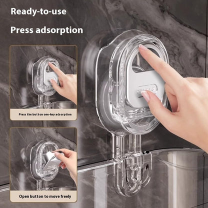 🛁✨ No-Drill Bathroom Storage Box – Strong Suction, Easy Install, More Space