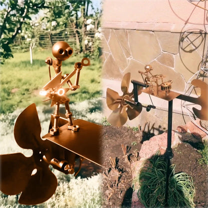 🔥Sale 50% OFF - Handmade Metal Rock Band Windmill