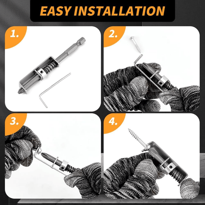 Spring loaded Screw Holder Bit,Single Hand Operation Bit Holders