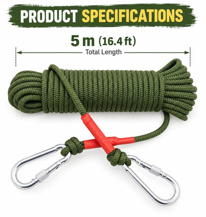 Heavy-Duty Mountaineering Grappling Hook 🏕️ – Versatile Outdoor Utility Tool