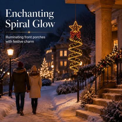 🎄Julmagisk spiralhängande LED-ljuskollektion